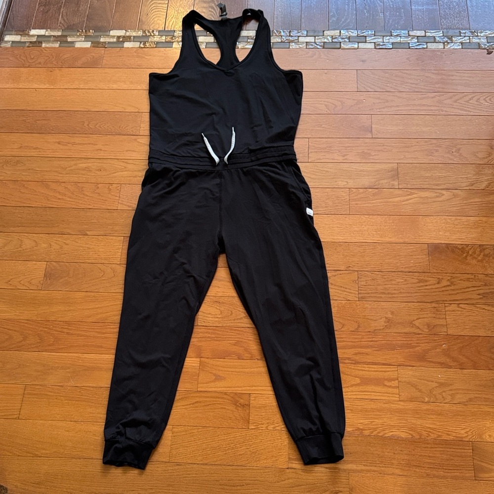 Vuori Lux Black Jumpsuit